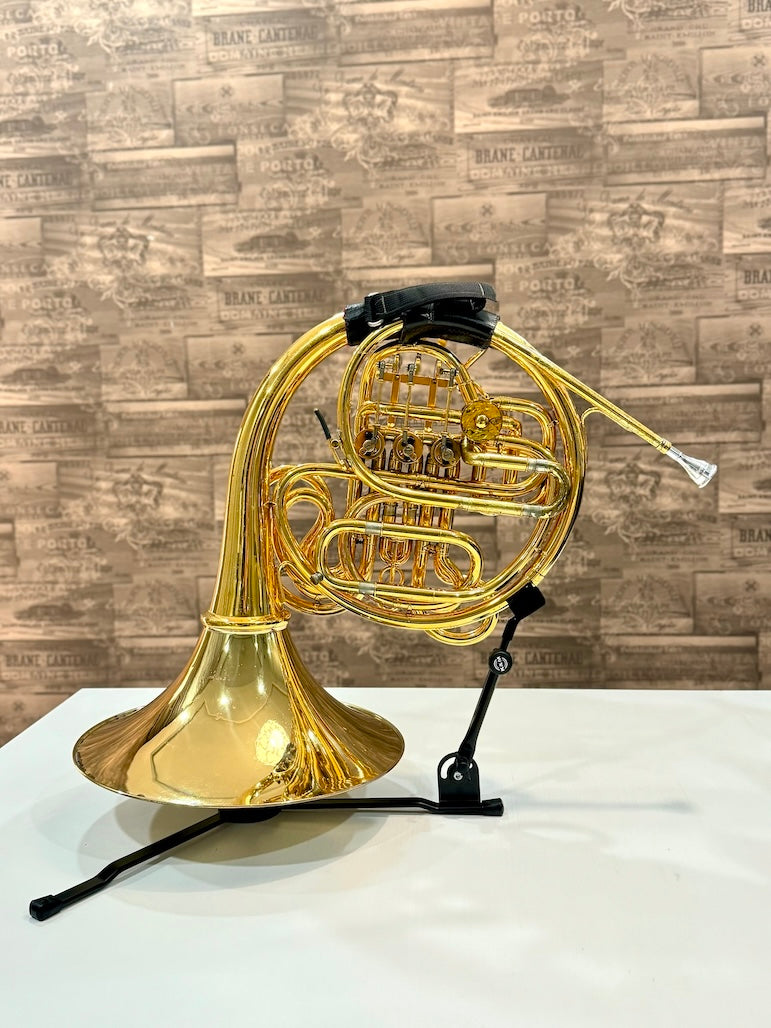 Alexander 103 Gold Lacquered, Detachable Bell, Bb/F Double French Horn (Pre-Owned)