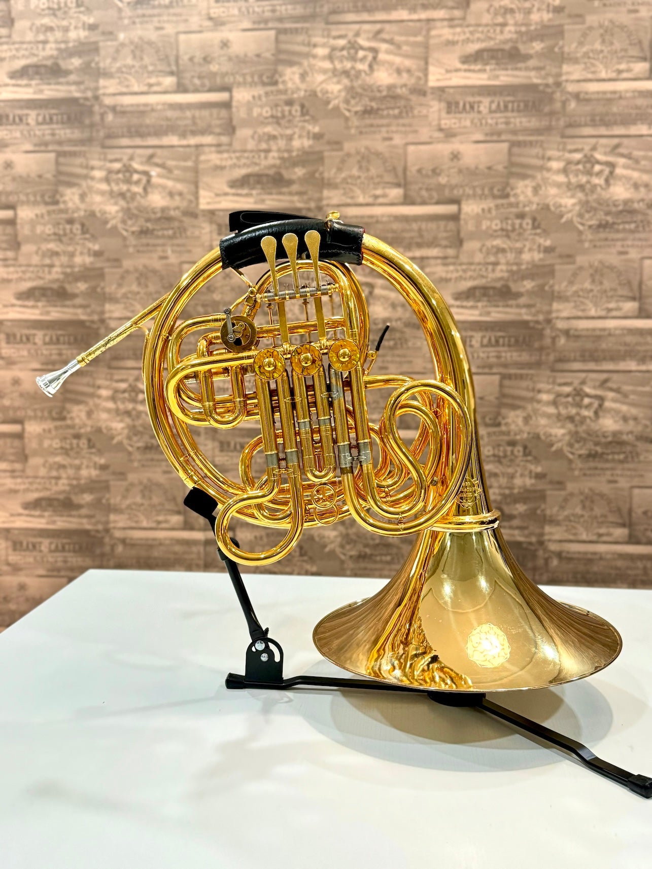 Alexander 103 Gold Lacquered, Detachable Bell, Bb/F Double French Horn