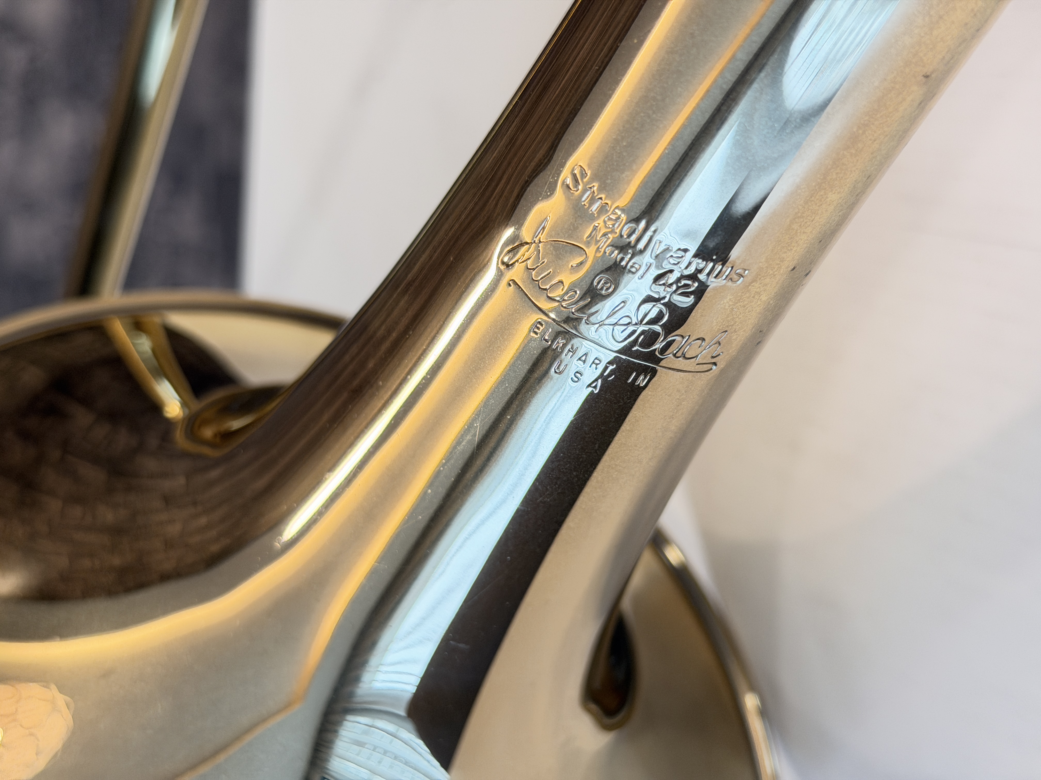 Bach 42BO Stradivarius Bb/F Tenor Trombone - image 6